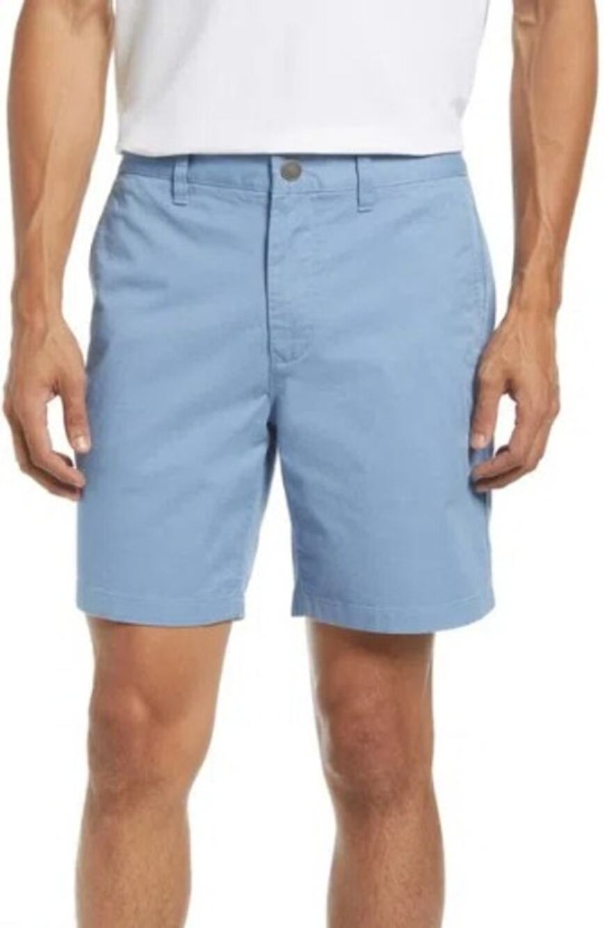 BONOBOS Stretch Washed Chino 7-inch Shorts Rain Shadow Blue | 28